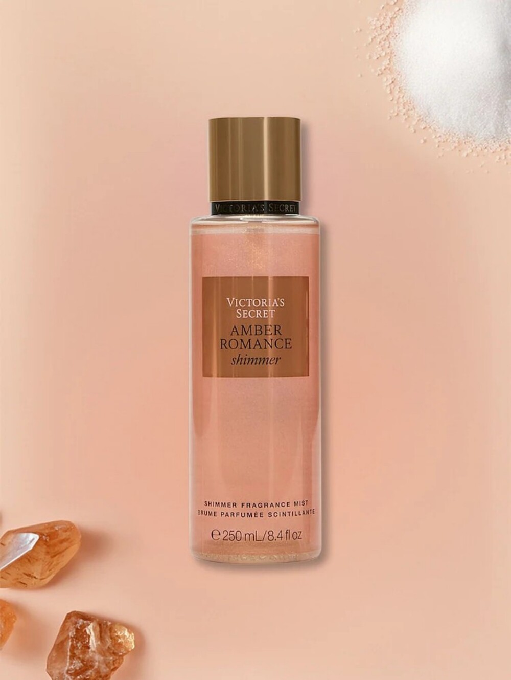 Victoria's Secret Amber Romance Shimmer Fragrance Body Mist 8oz NEW